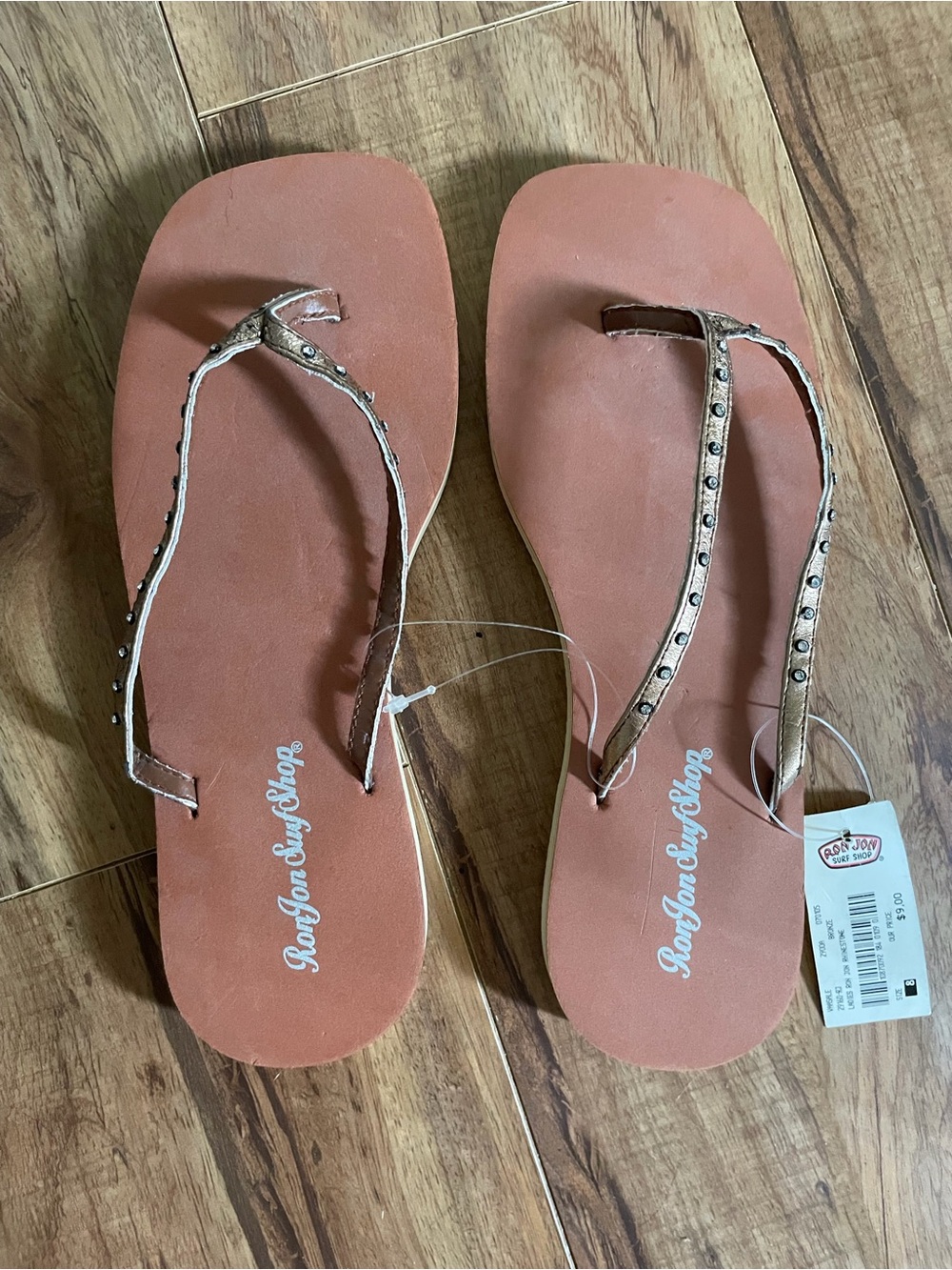 New/Vintage Ron Jon Surf Shop Sandals with Tag